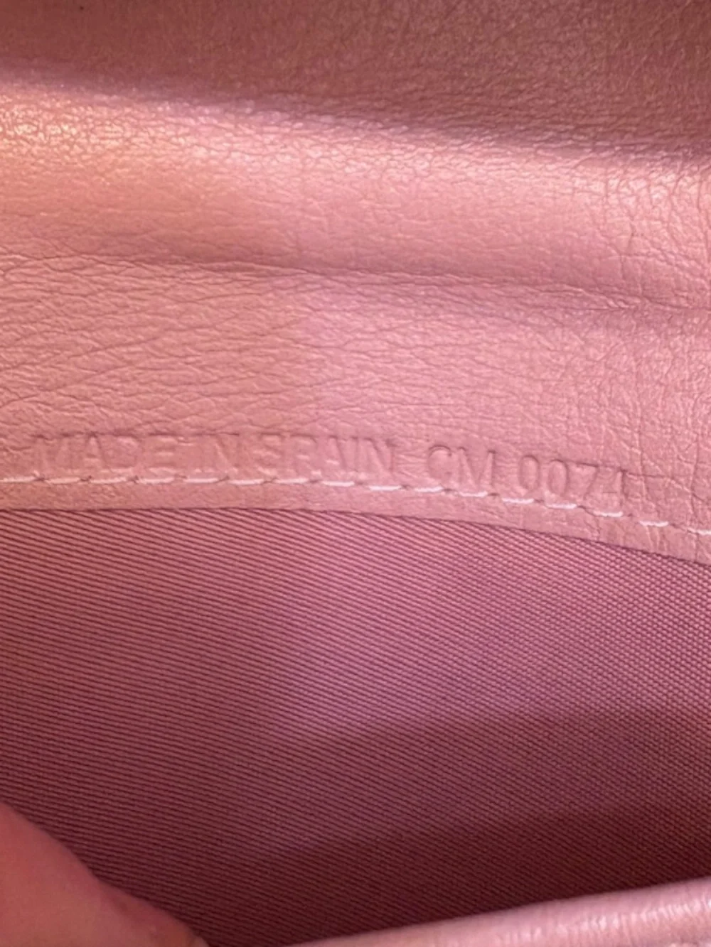 Dior Christian Dior pink and white/cream trotter wallet